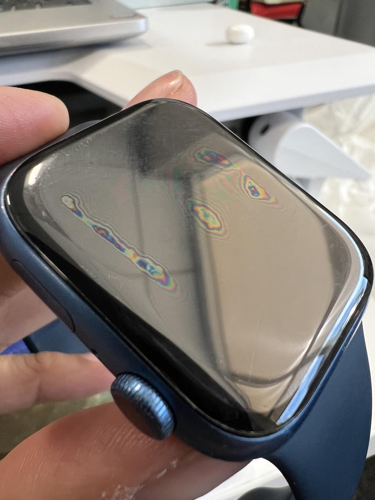 IXBBOX 3-Pack Screen Protectors + 2-Pack Cases Compatible with Apple Watch Series 10/11 46mm, 3D Curved Full Coverage Tempered Glass, Scratch & Shatter Resistant, Waterproof, Bubble-Free Installation customer photo 1