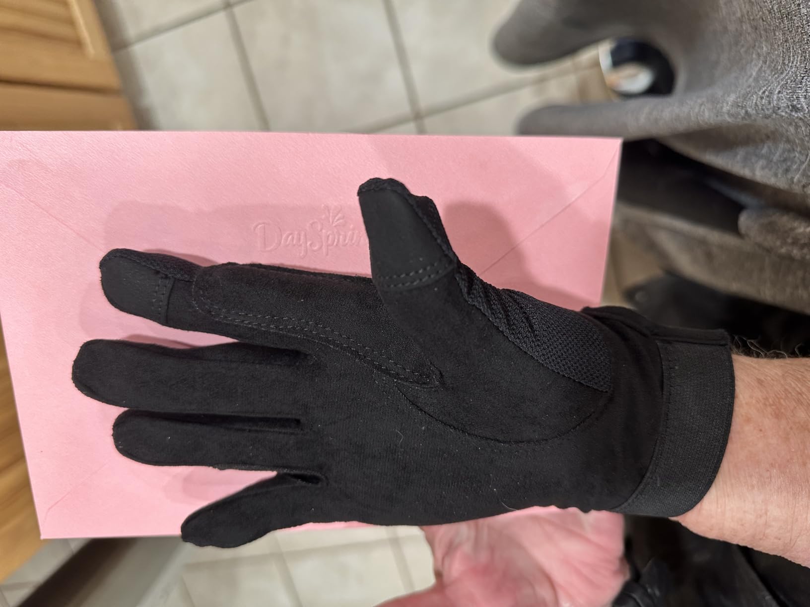 FitsT4 Sports Horse Riding Gloves Equestrian Women Mesh Breathable Gloves for Horseback Riding Touchscreen customer photo 1