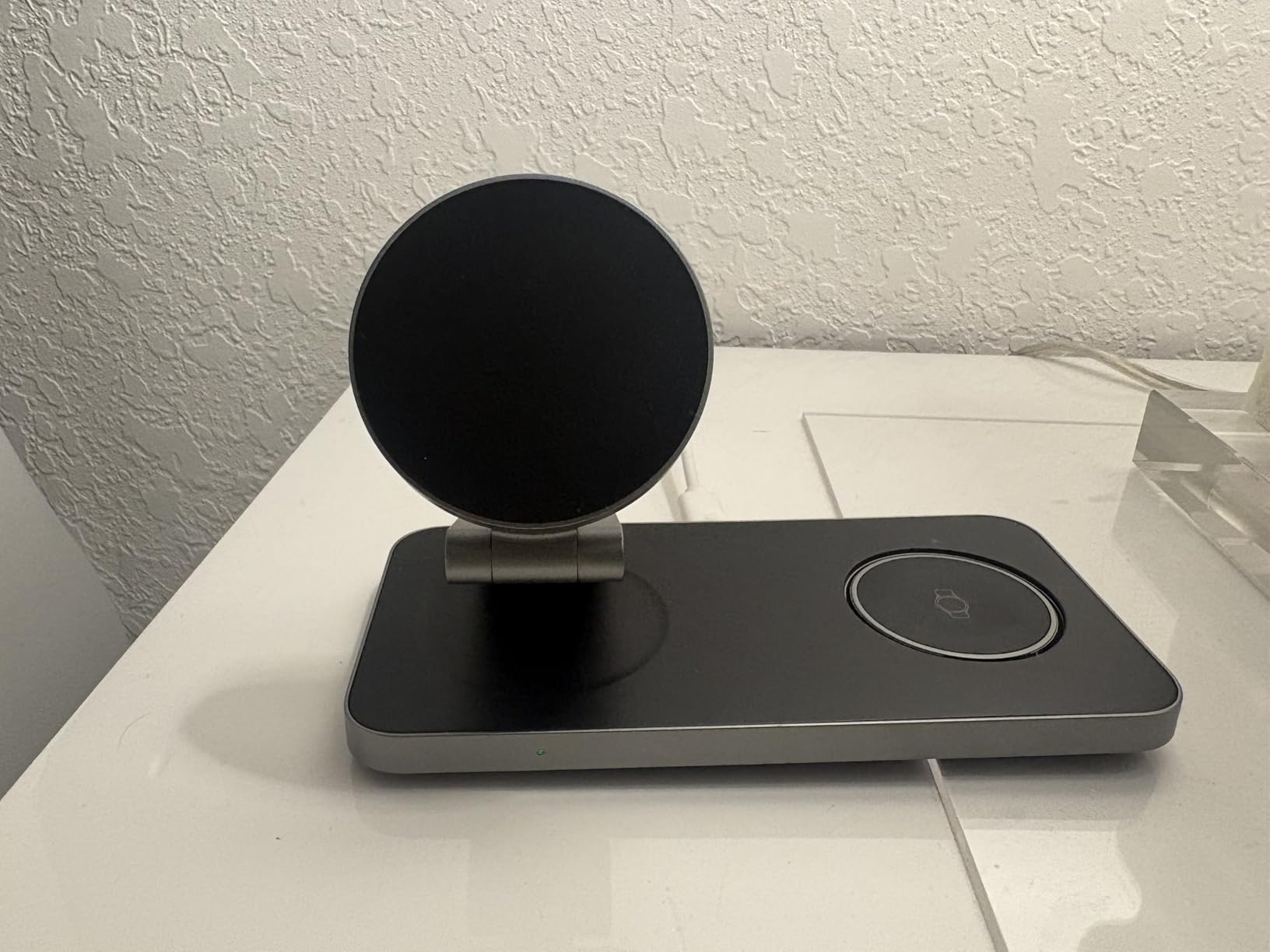 3-in-1 Charging Station for Samsung, Magnetic Fast Wireless Charger Stand Compatible with MagSafe for Galaxy S26/S25/S24/S23/Z Fold/Flip Series, Galaxy Watch Ultra/8/7/6/5, Galaxy Buds Pro/4/3/2 customer photo 2