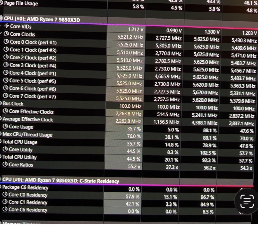 AMD Ryzen™ 7 9850X3D Desktop Processor customer photo 1