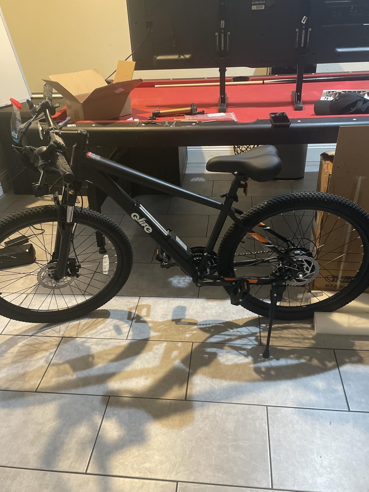 Qlife Racer Electric Bike for Adults - 21-Speed Mountain Lightweight Ebike with Peak 1000W/750W 25MPH/22MPH Brushless Motor, 375Wh Removable Battery, 26X2.1 Tire Step Over E-MTB, Up to 40 Miles customer photo 1
