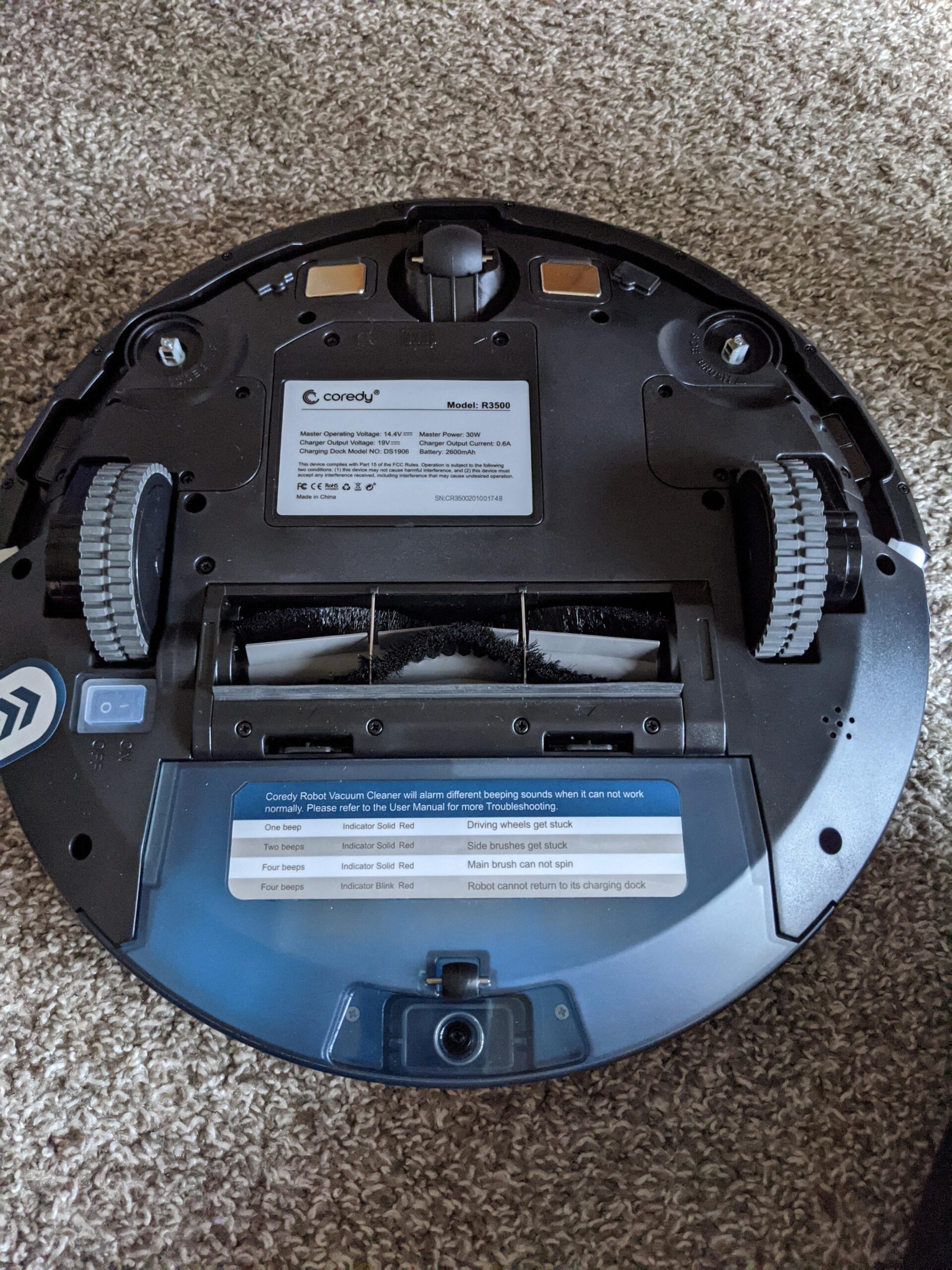 Robot Vacuum and Mop Combo, 2 in 1 Robot Vacuum Cleaner with WiFi/App, Smart Robotic Vacuums with Strong Suction, Schedule, Self-Charging, Slim, Quiet, Ideal for Hard Floor, Pet Hair, Low Pile Carpet customer photo 1