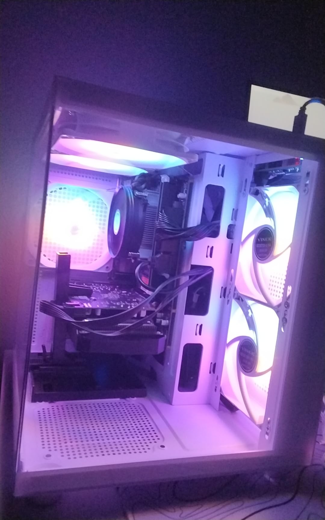 Prebuilt Gaming PC Desktop Computer,Intel Core i5 to 3.6GHz,RX560 Graphics Card with 4GB GDDR5 Video Memory,16GB RAM, 512GB SSD,WiFi 5.0,RGB Fan x5 customer photo 1