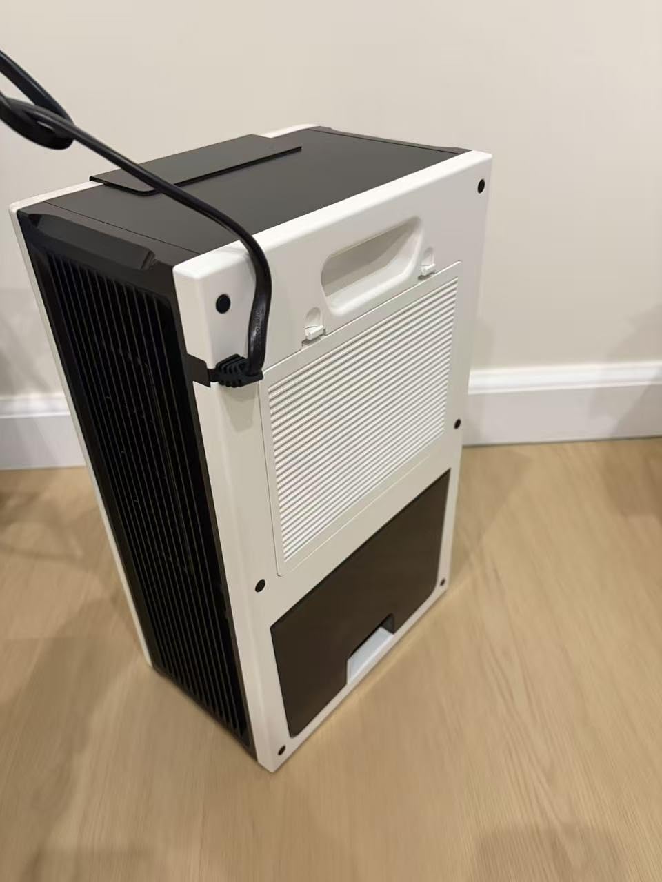 Dehumidifier, 98OZ Dehumidifiers for Home(1000sq.ft), Humidity Display Dehumidifier for Basement Bathroom Bedroom, Auto Shut Off, Washable Filter, Drain Hose, Timer, 7 Ambient Lights, Gray customer photo 2