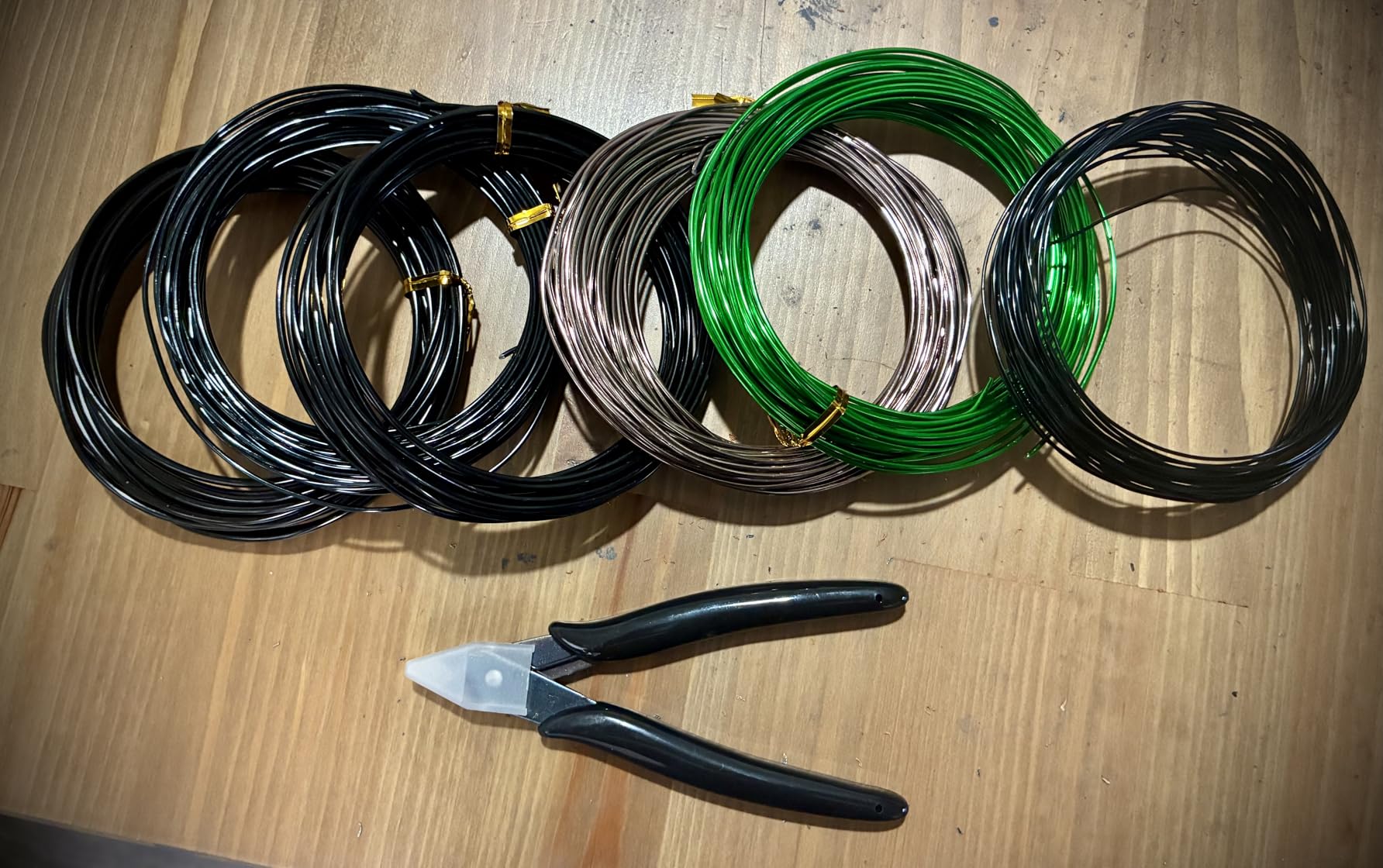 6 Roll Bonsai Wire Kit with Cutter, Total 160 Feet Aluminum Bonsai Training Wire in 4 Sizes (1.0, 1.5, 2.0, 2.5mm) customer photo 1