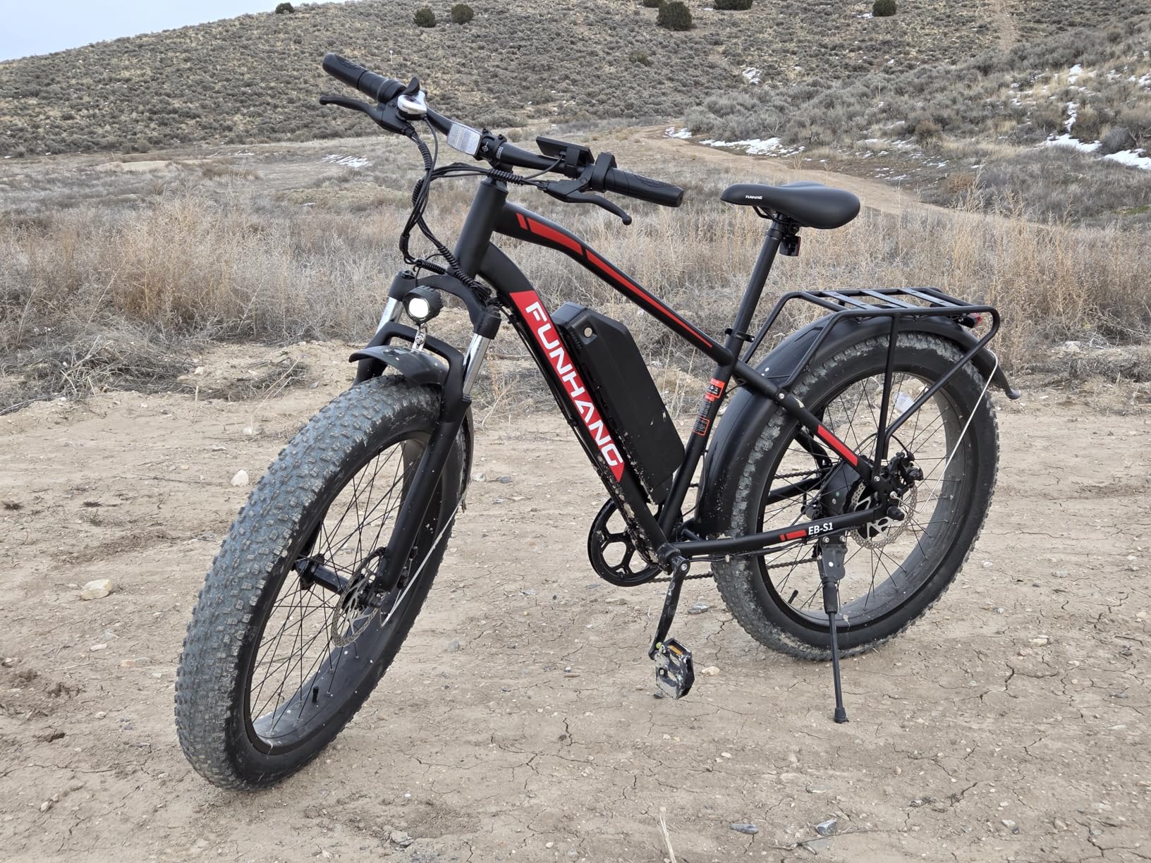 Electric Bike for Adults, 1000W Peak 25MPH 60Miles Ebike,48V 13AH Battery Electric Mountain Bike, 26