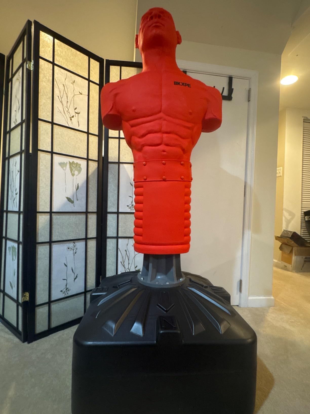 Bob Punching Dummy, Durable Silicone Punching Bag with Large Stable Base for Adults & Kids, Freestanding Training Target for Boxing, Taekwondo, MMA, Home Gym customer photo 1