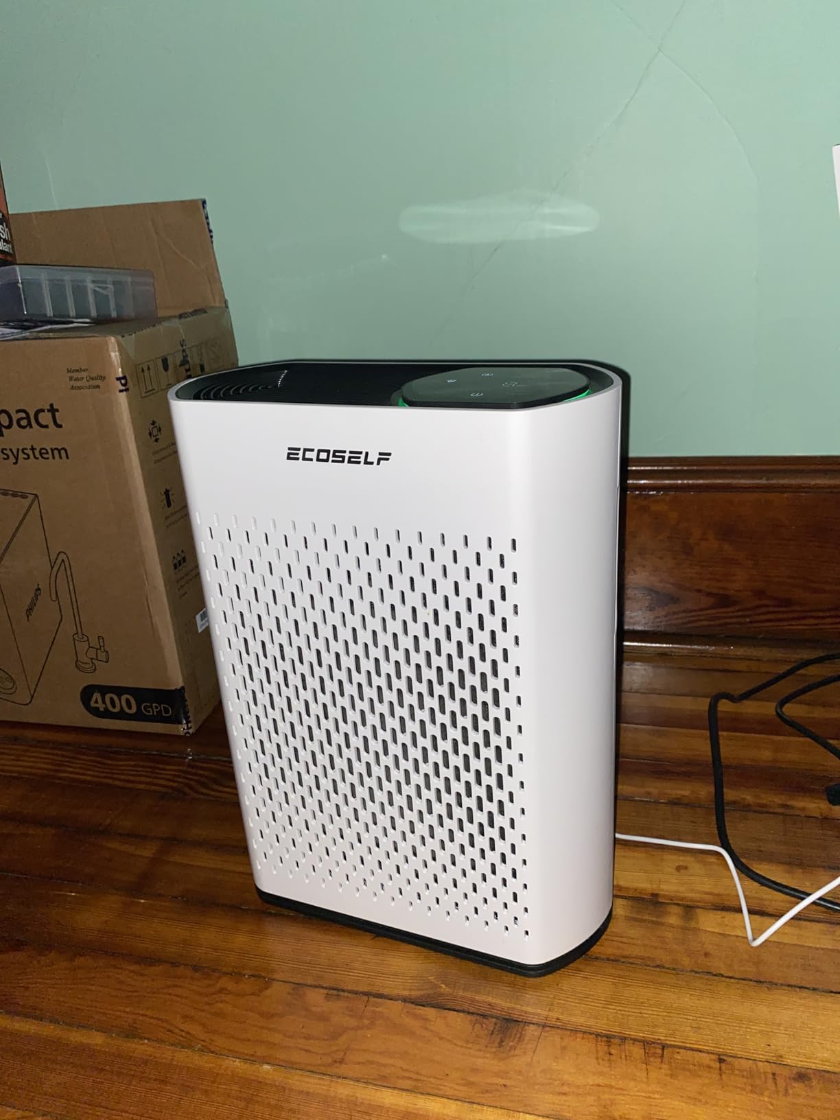 Smart Air Purifiers for Large Room, Cleans 2,400 ft² in 30 Mins, 3-Stage True HEPA, 360° Airflow, Smart WiFi App Control, Real-Time Air Quality (PM2.5) Display, Ultra-Quiet 20dB Sleep Mode, HAP602WF customer photo 1