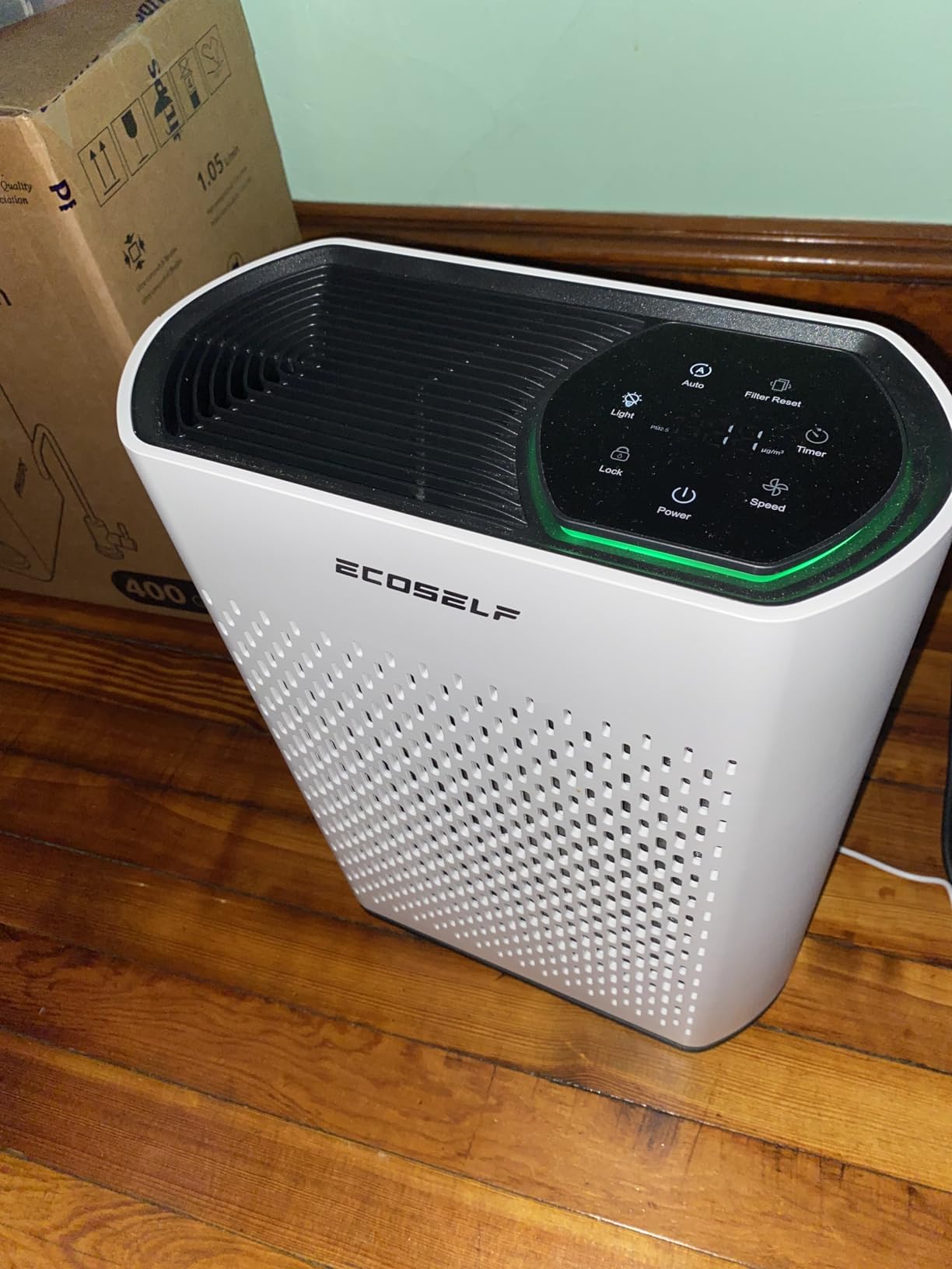 Smart Air Purifiers for Large Room, Cleans 2,400 ft² in 30 Mins, 3-Stage True HEPA, 360° Airflow, Smart WiFi App Control, Real-Time Air Quality (PM2.5) Display, Ultra-Quiet 20dB Sleep Mode, HAP602WF customer photo 2