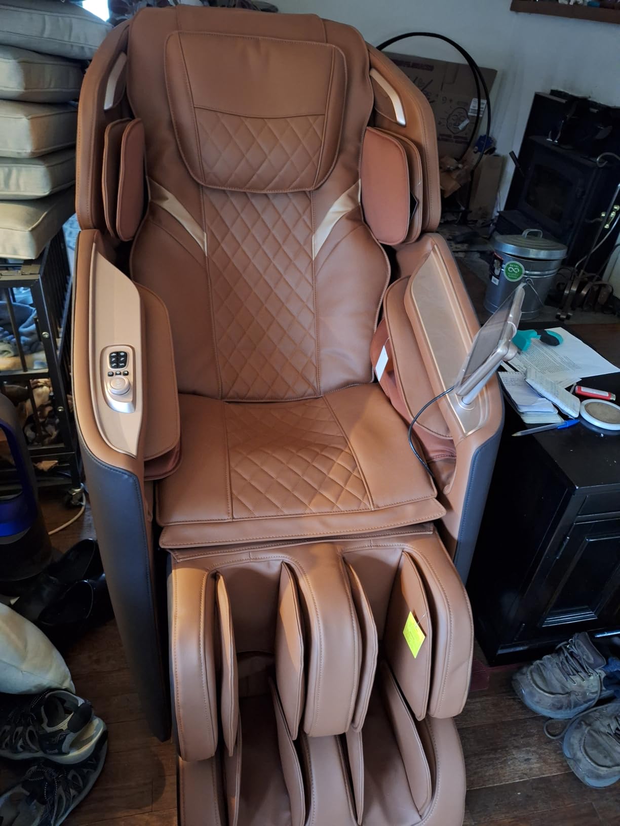 4D Massage Chair, Full Body Massage Chair, Zero Gravity Recliner w/ Intelligent Voice Control, 53.14