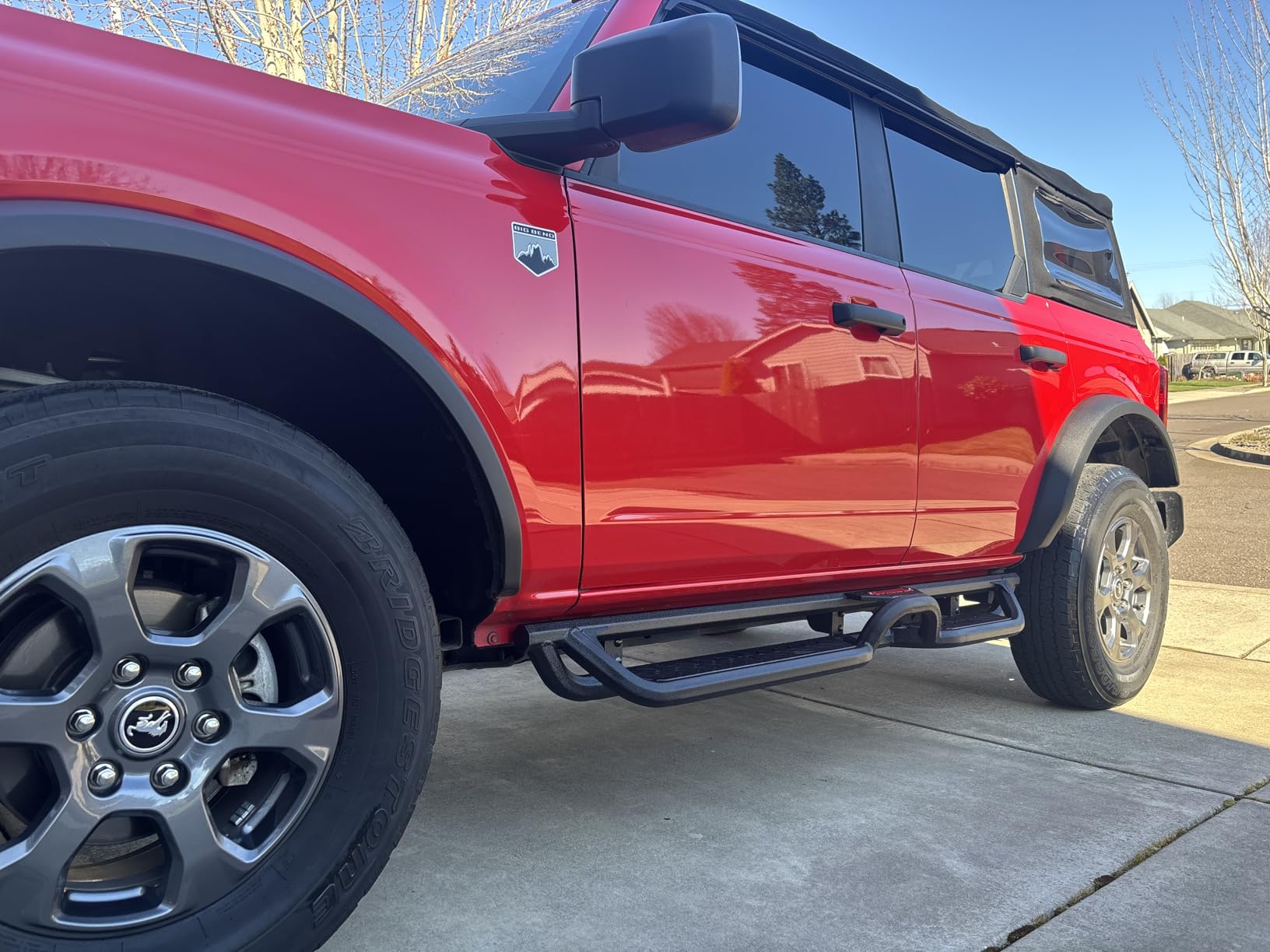 COMNOVA 6 Inch Running Boards Compatible with 2018-2026 Jeep Wrangler JL 4 Doors, Two Stairs Design Step Bars Rock Sliders Rail, Wrangler JL Heavy-Duty Nerf Bars Made with Carbon Steel. customer photo 1