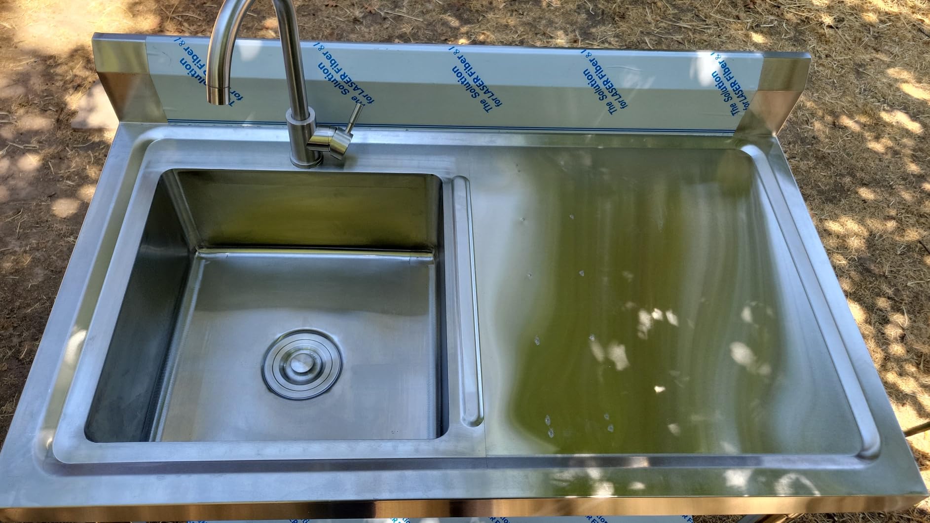 Stainless Steel Utility Sink, 39.5