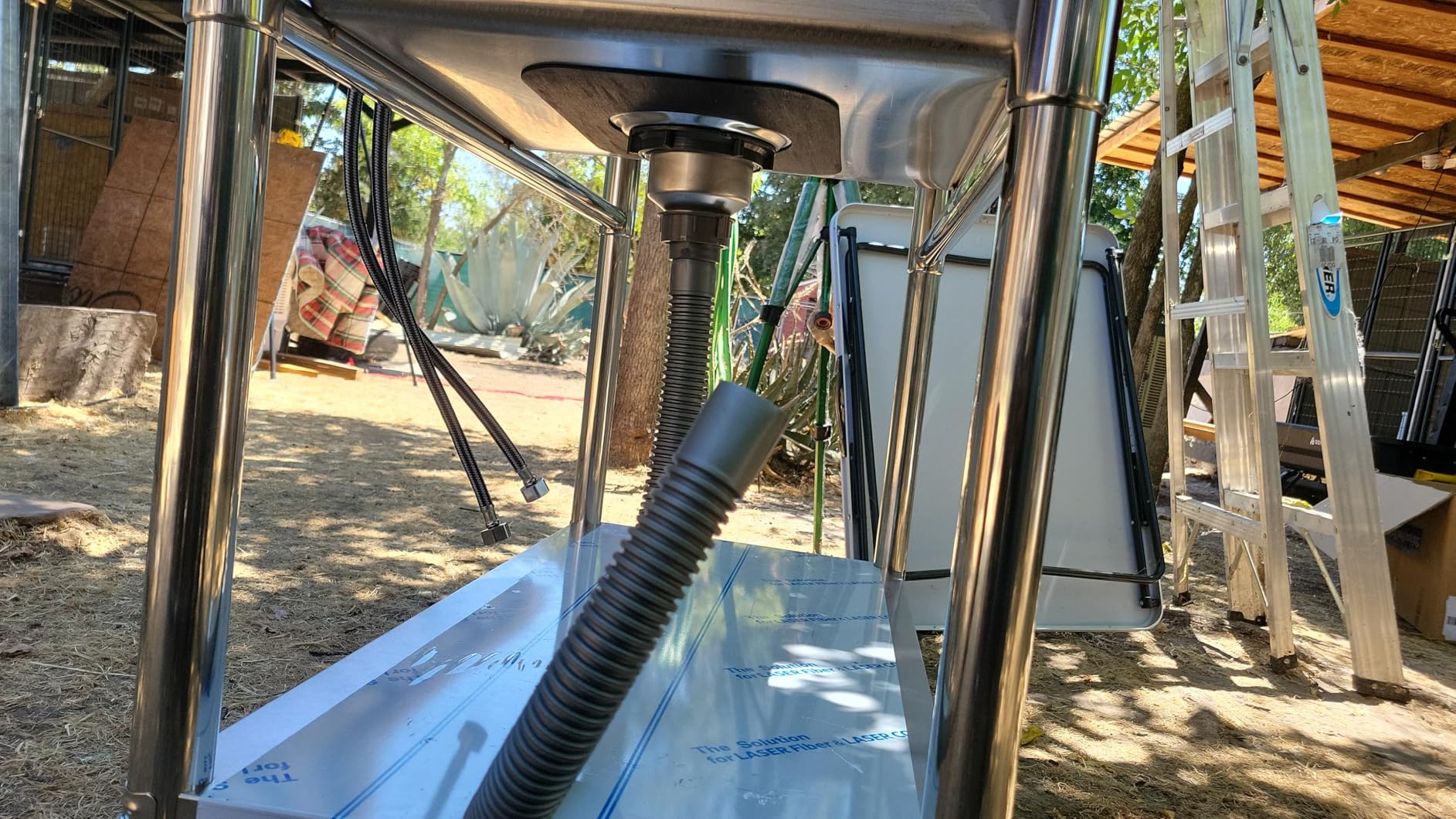 Stainless Steel Utility Sink, 39.5