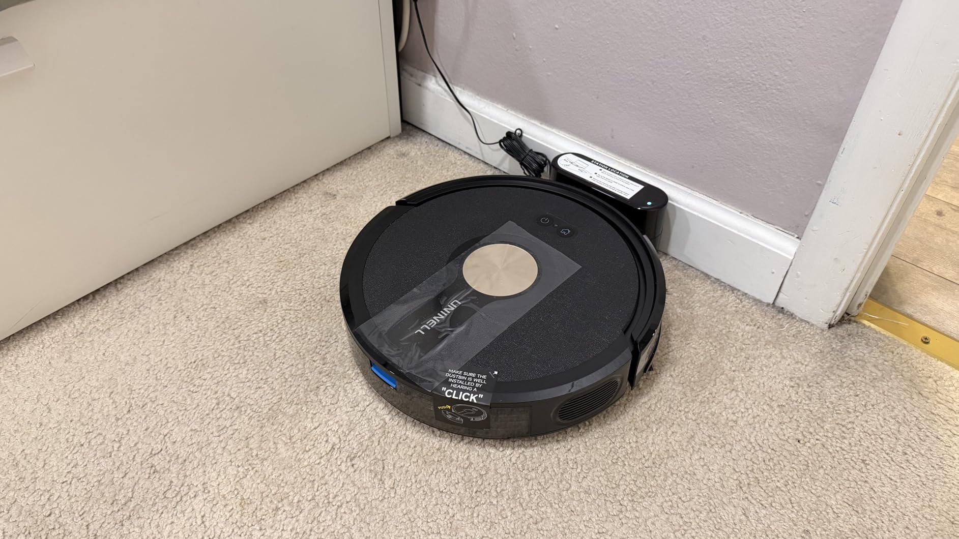Robot Vacuum and Mop Combo,5000Pa Robotic Vacuum Cleaner,180mins Runtime Vacuum Robot with App/Remote/Alexa Control, Ideal for Hard Floor/Carpet/Pet Hair, Self-Charge,Schedule Clean(UR1) customer photo 2