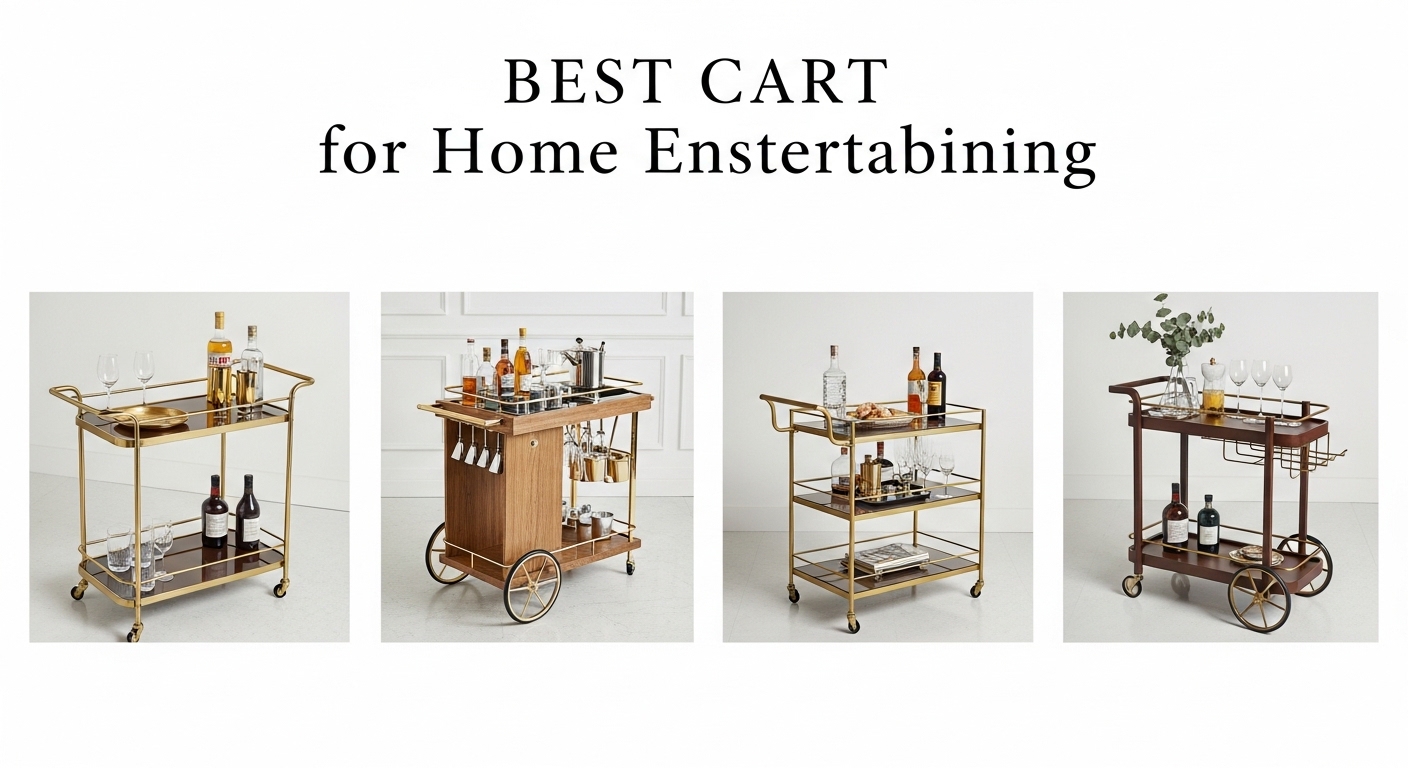 Best Bar Carts for Home Entertaining