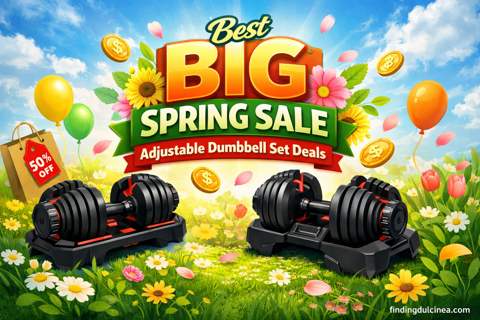 Best Big Spring Sale Adjustable Dumbbell Set Deals