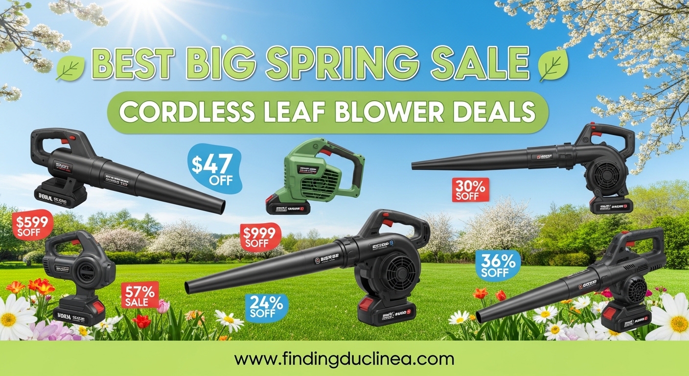Best Big Spring Sale Cordless Leaf Blower Deals