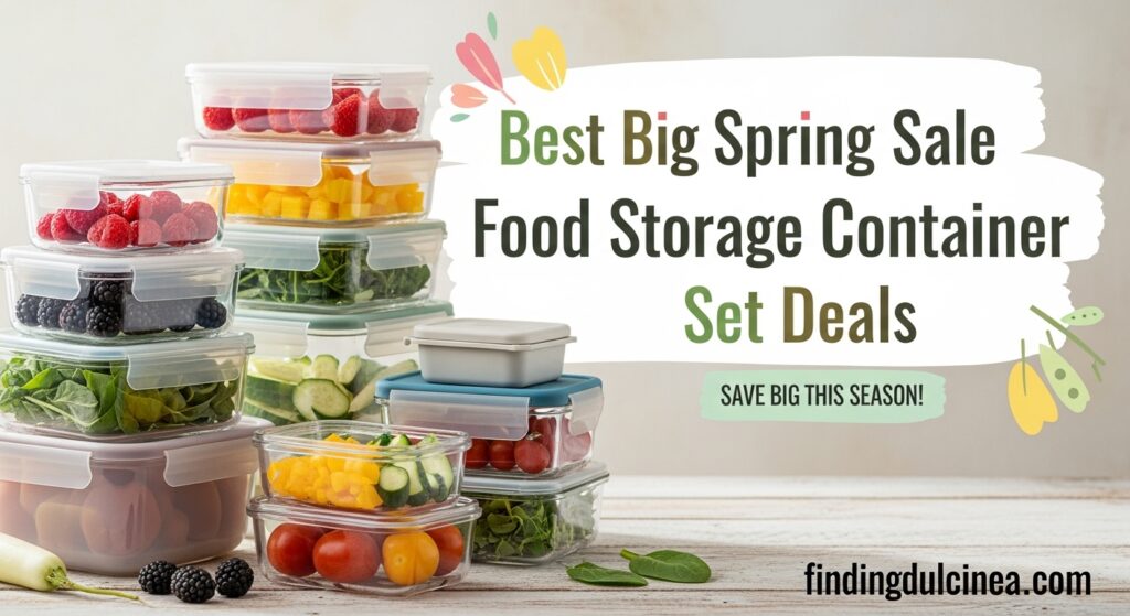 Current image: Best Big Spring Sale Food Storage Container Set Deals