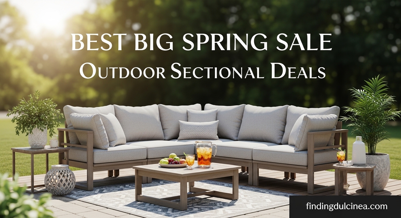 Best Big Spring Sale Outdoor Sectional Deals