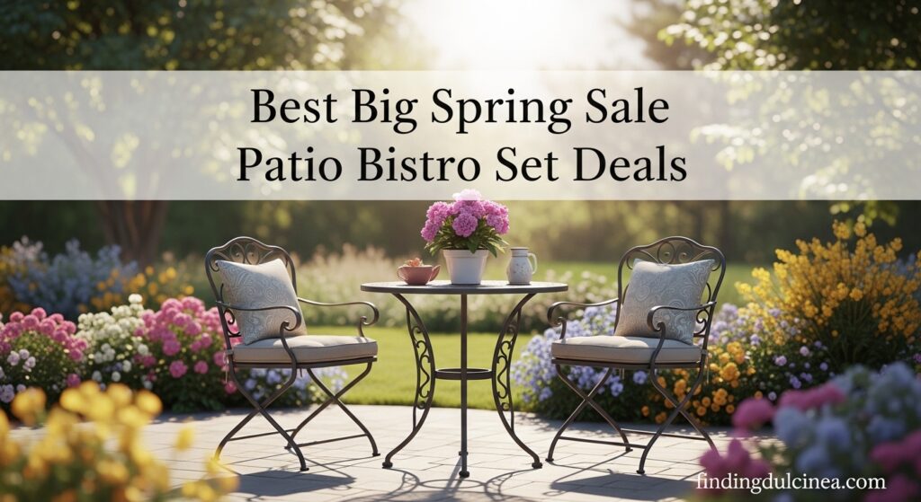 Current image: Best Big Spring Sale Patio Bistro Set Deals