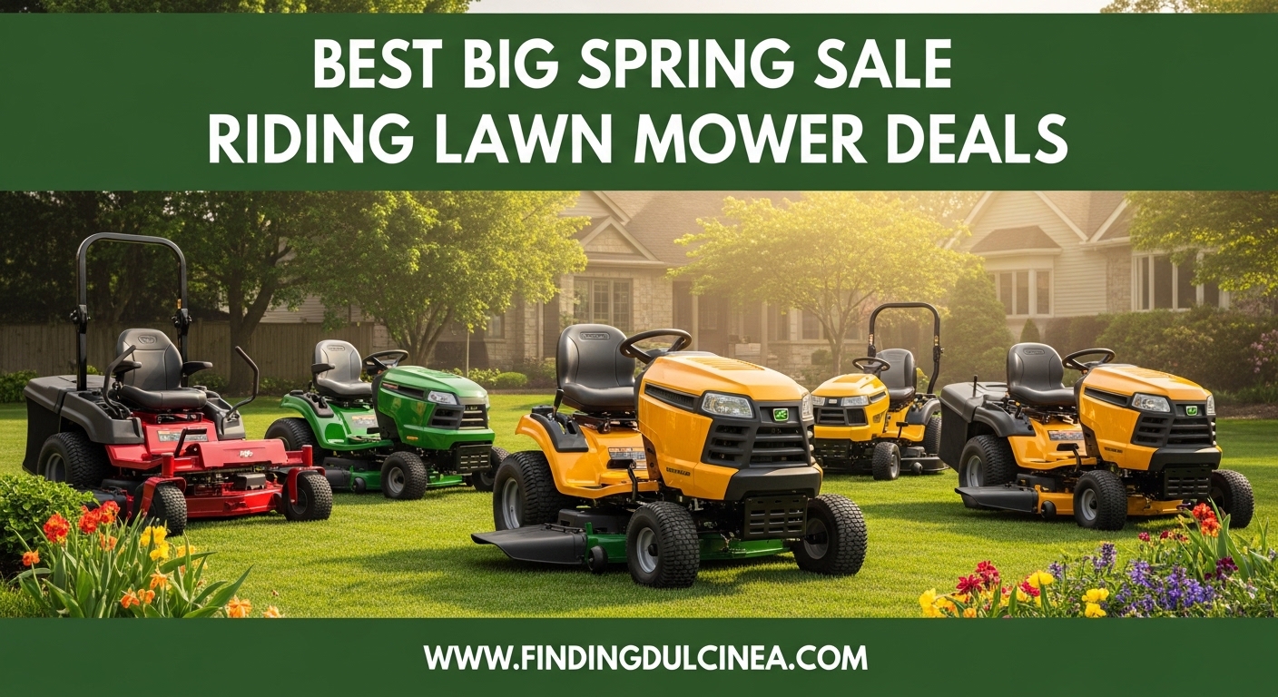 Best Big Spring Sale Riding Lawn Mower Deals