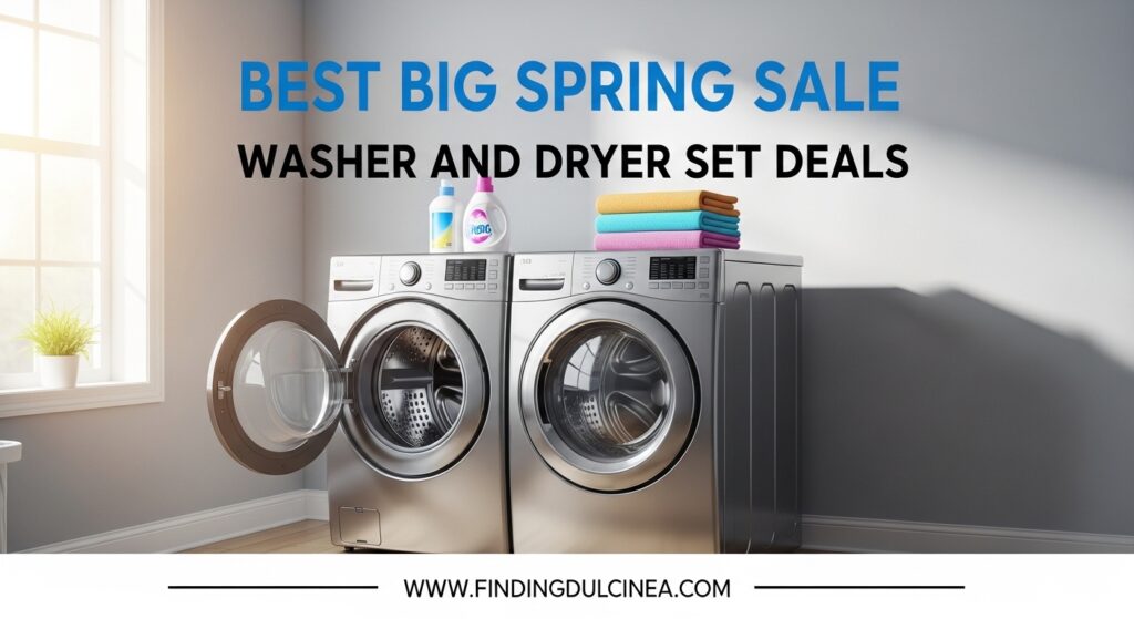 Current image: Best Big Spring Sale Washer and Dryer Set Deals