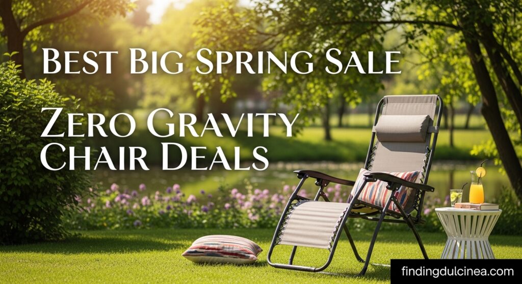 Current image: Best Big Spring Sale Zero Gravity Chair Deal