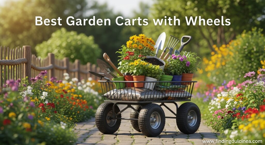 Current image: Best Garden Carts with Wheels