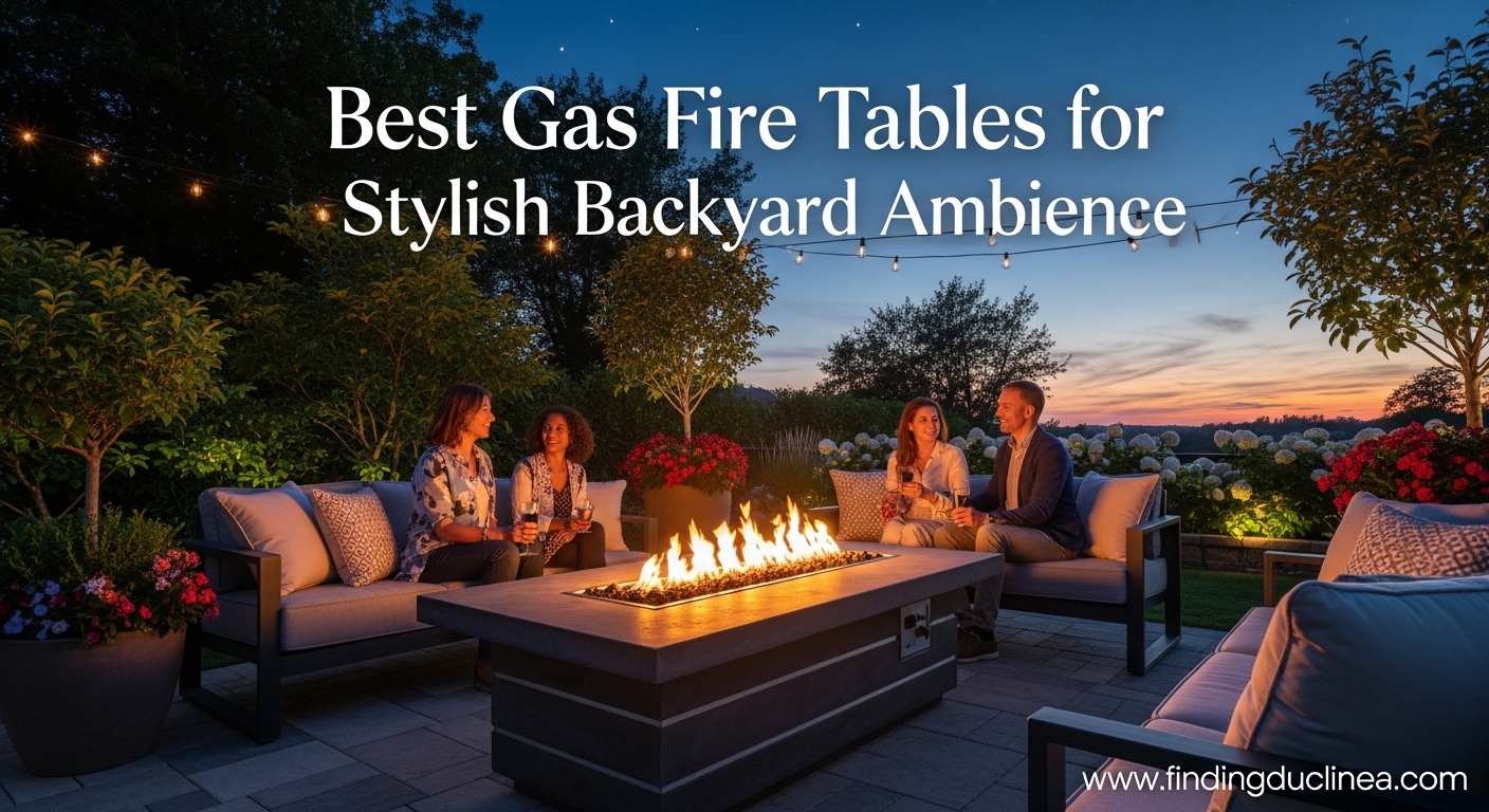 Best Gas Fire Tables for Stylish Backyard Ambience