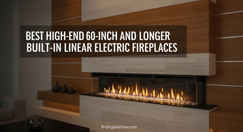 Best High-End 60-Inch and Longer Built-In Linear Electric Fireplaces