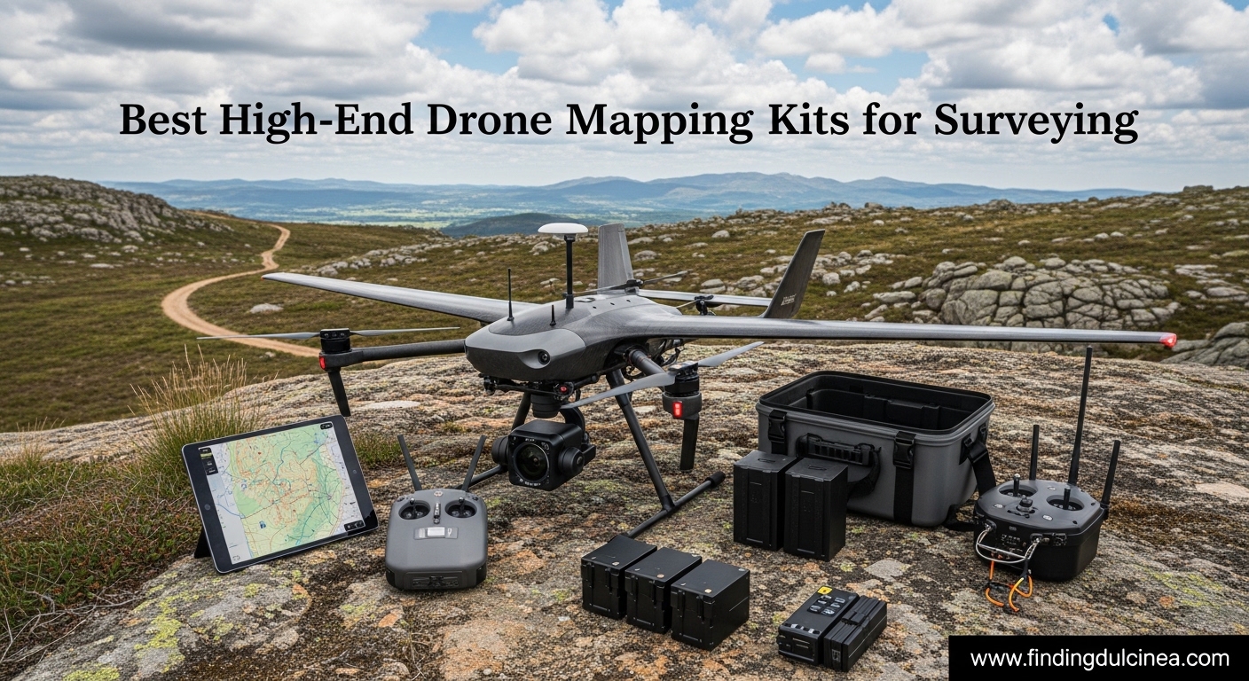 Best High-End Drone Mapping Kits for Surveying