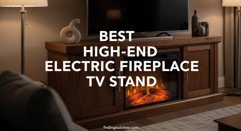 Best High-End Electric Fireplace TV Stand