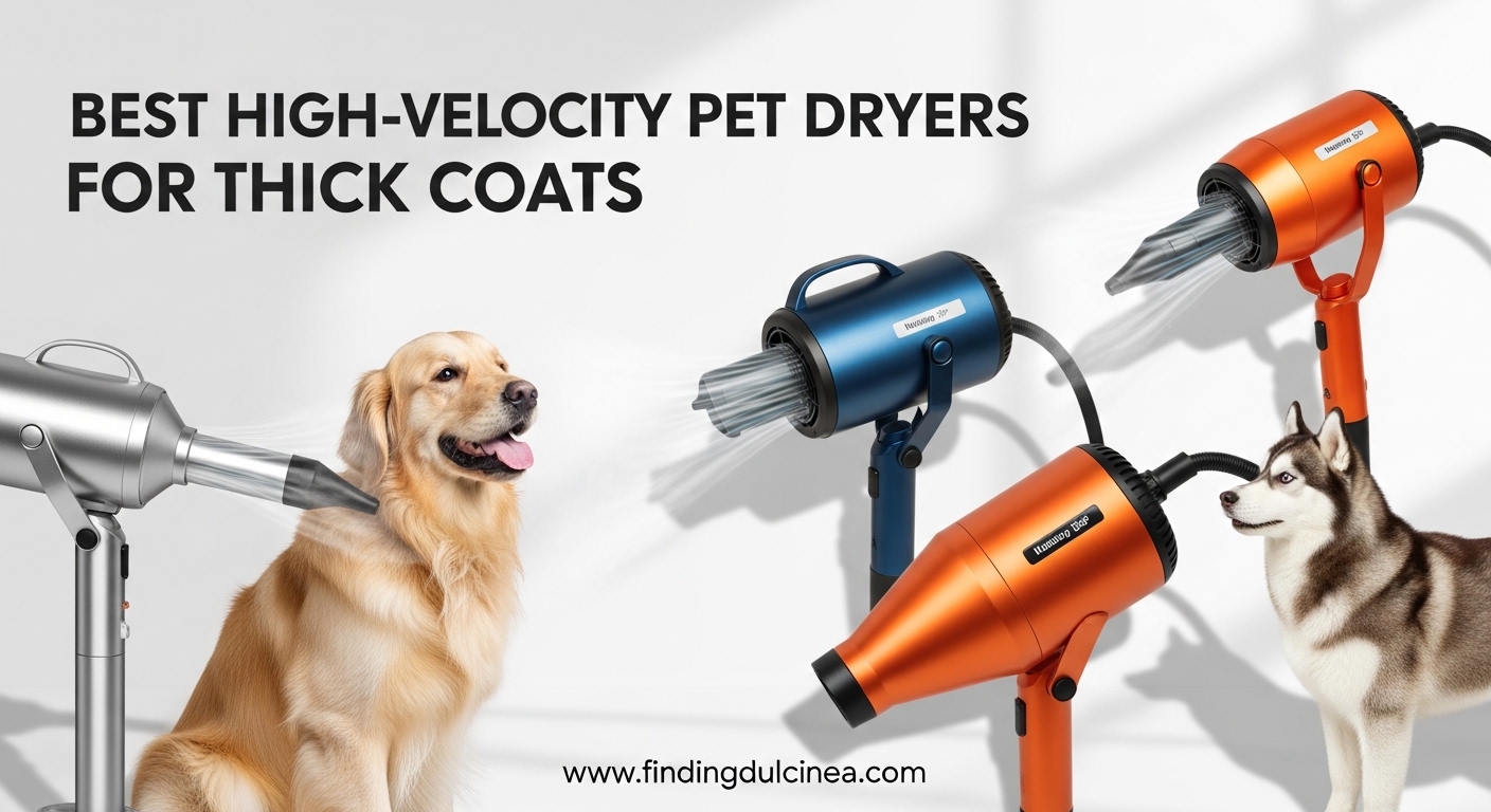 Best High-Velocity Pet Dryers for Thick Coats