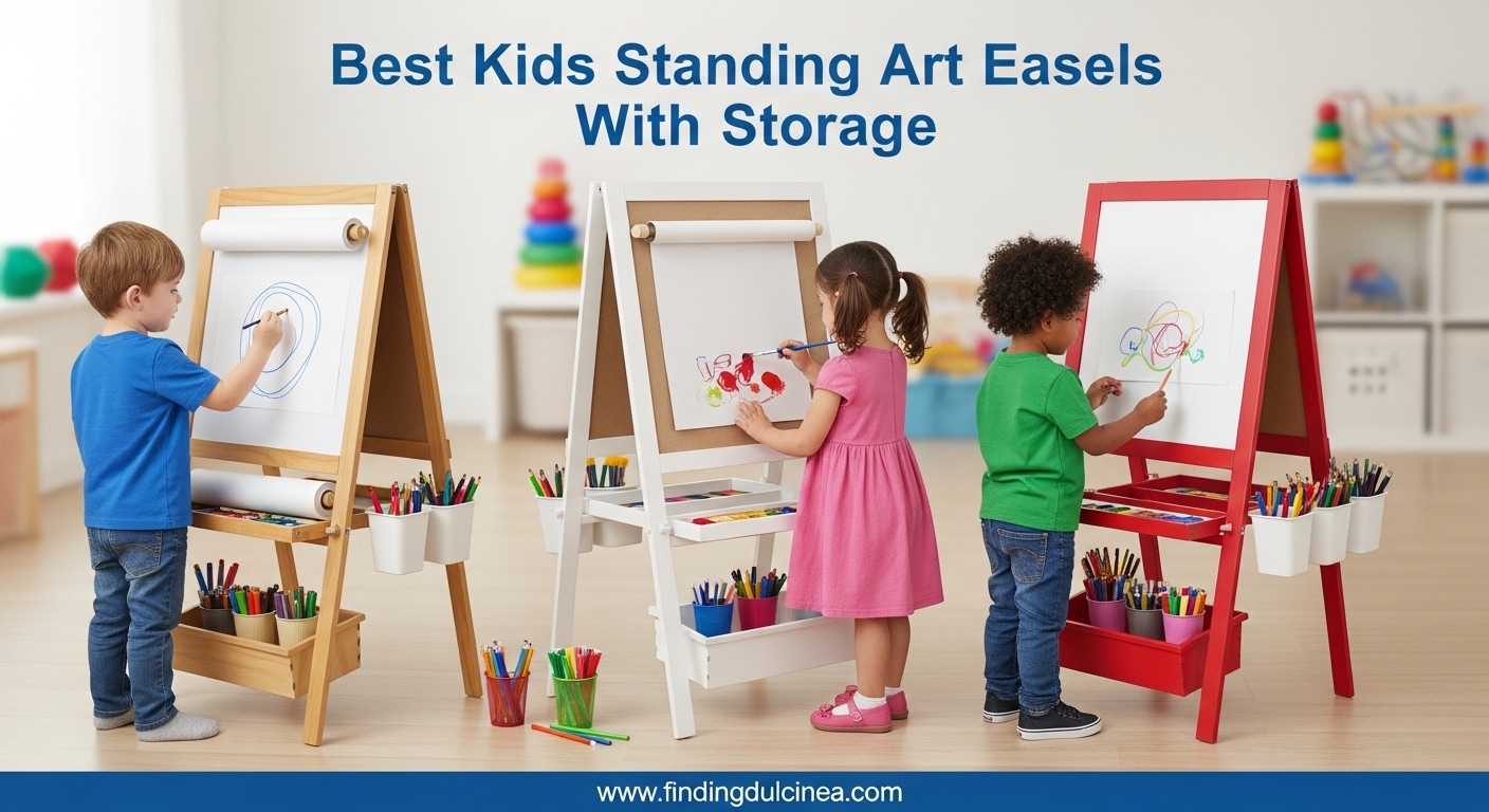 Best Kids Standing Art Easels With Storage