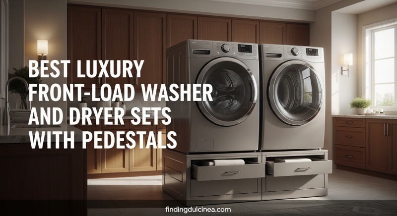 Best Luxury Front-Load Washer and Dryer Sets with Pedestals