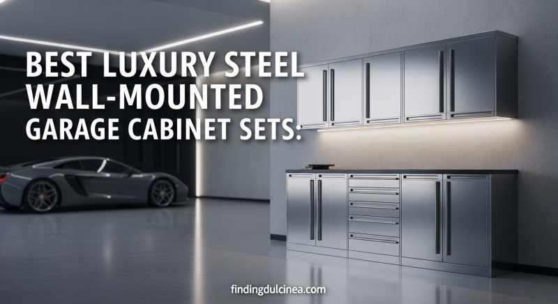 Best Luxury Steel Wall-Mounted Garage Cabinet Sets