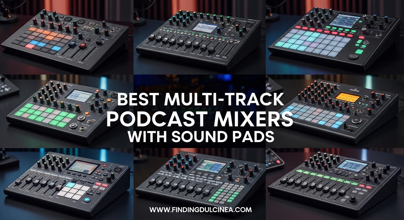 Best Multi-Track Podcast Mixers with Sound Pads
