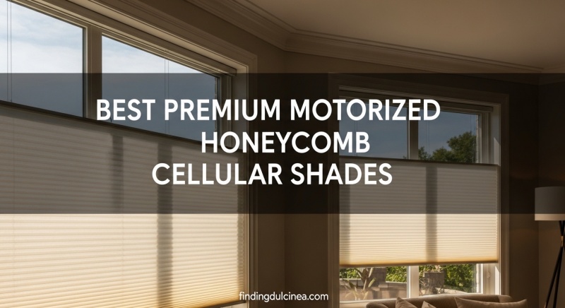 Best Premium Motorized Honeycomb Cellular Shades
