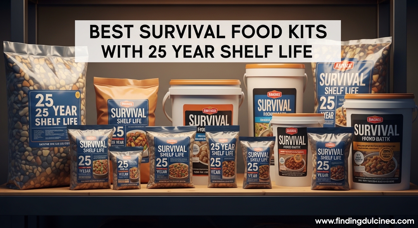 Best Survival Food Kits with 25 Year Shelf Life