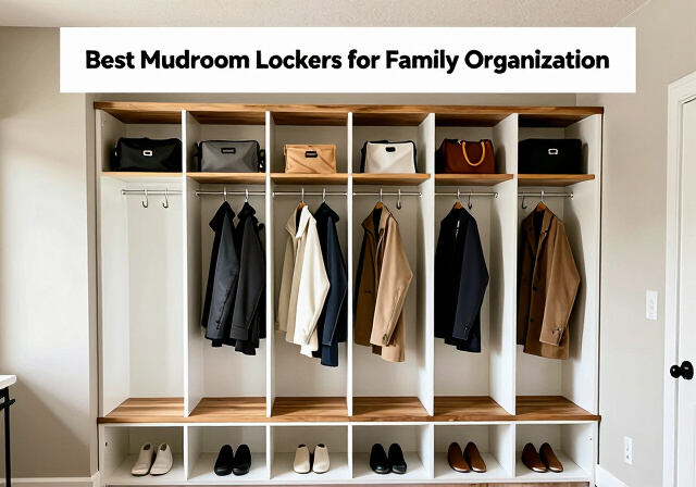 Best Mudroom Lockers for Family Organization