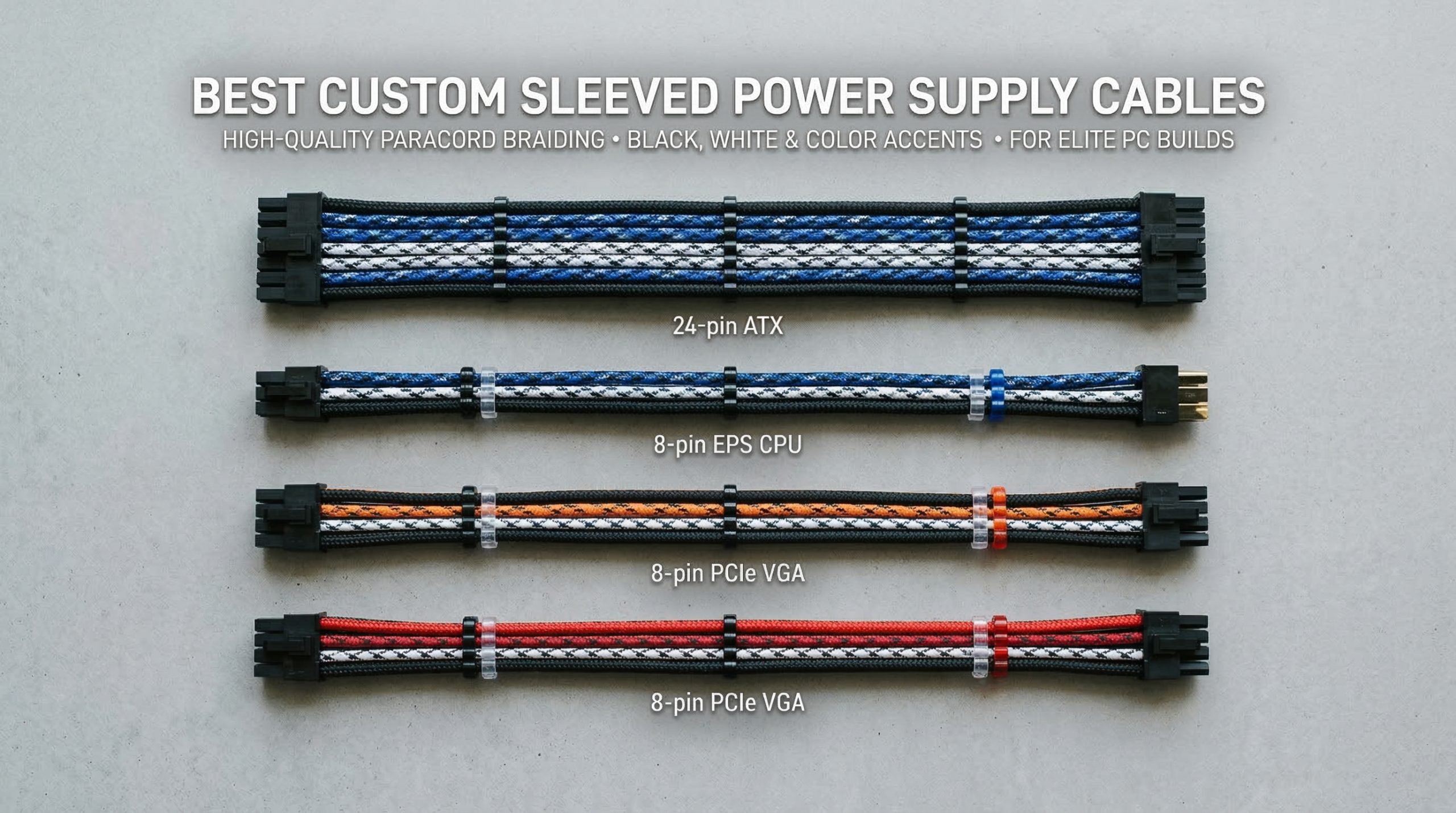 Best Custom Sleeved Power Supply Cables