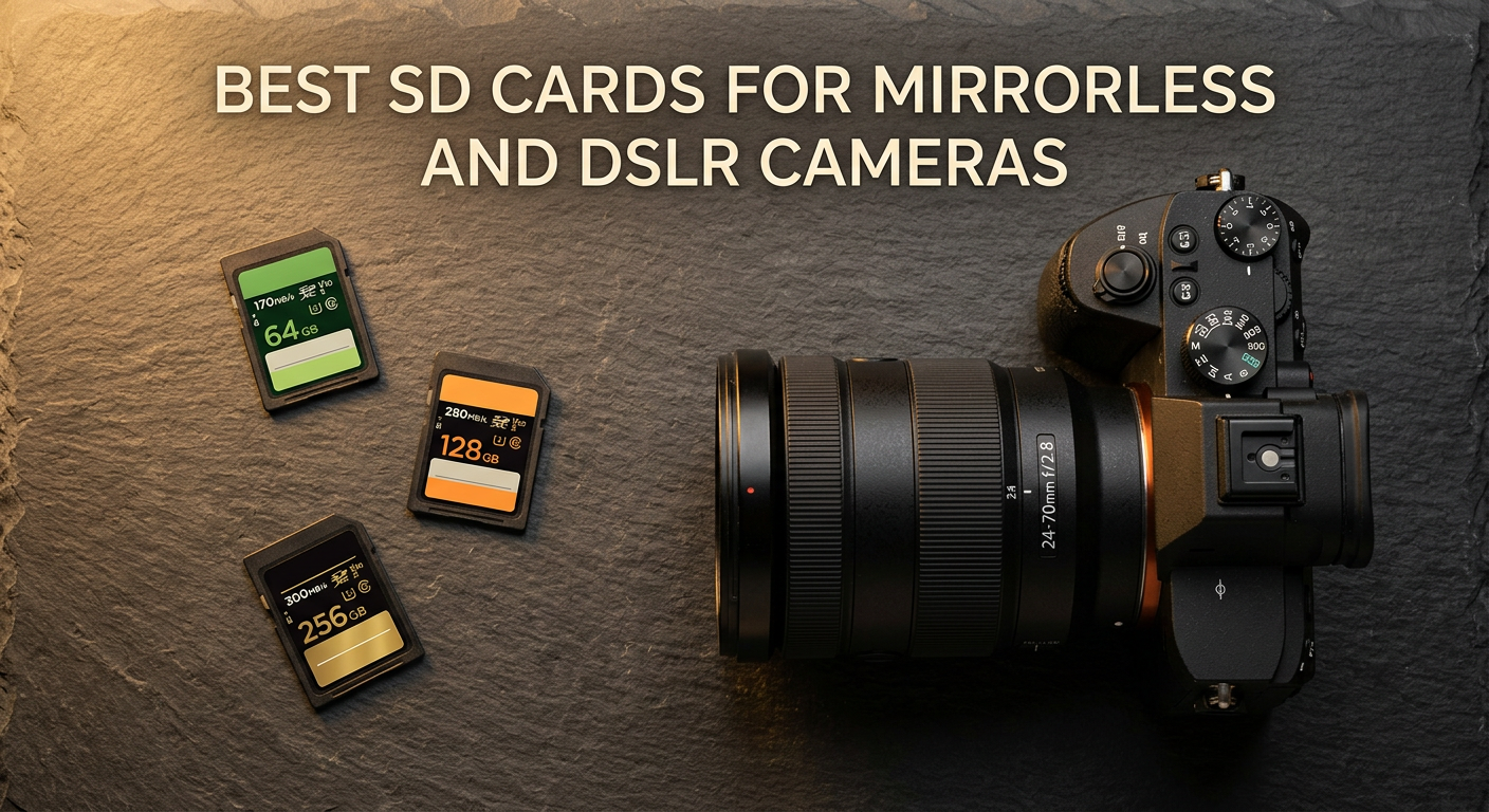 Best SD Cards for Mirrorless and DSLR Cameras