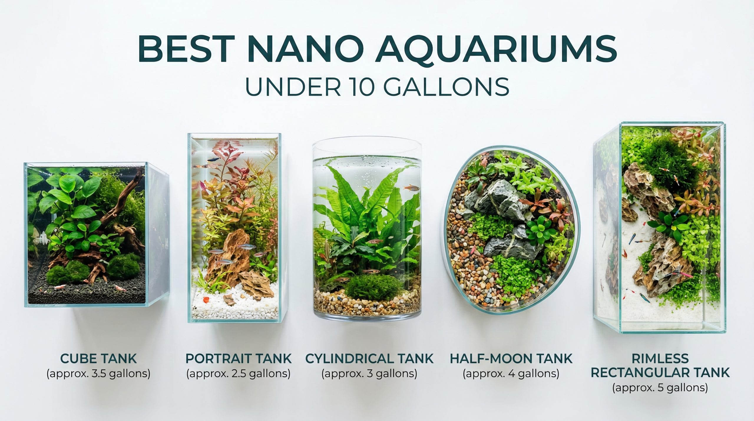 Best Nano Aquariums Under 10 Gallons