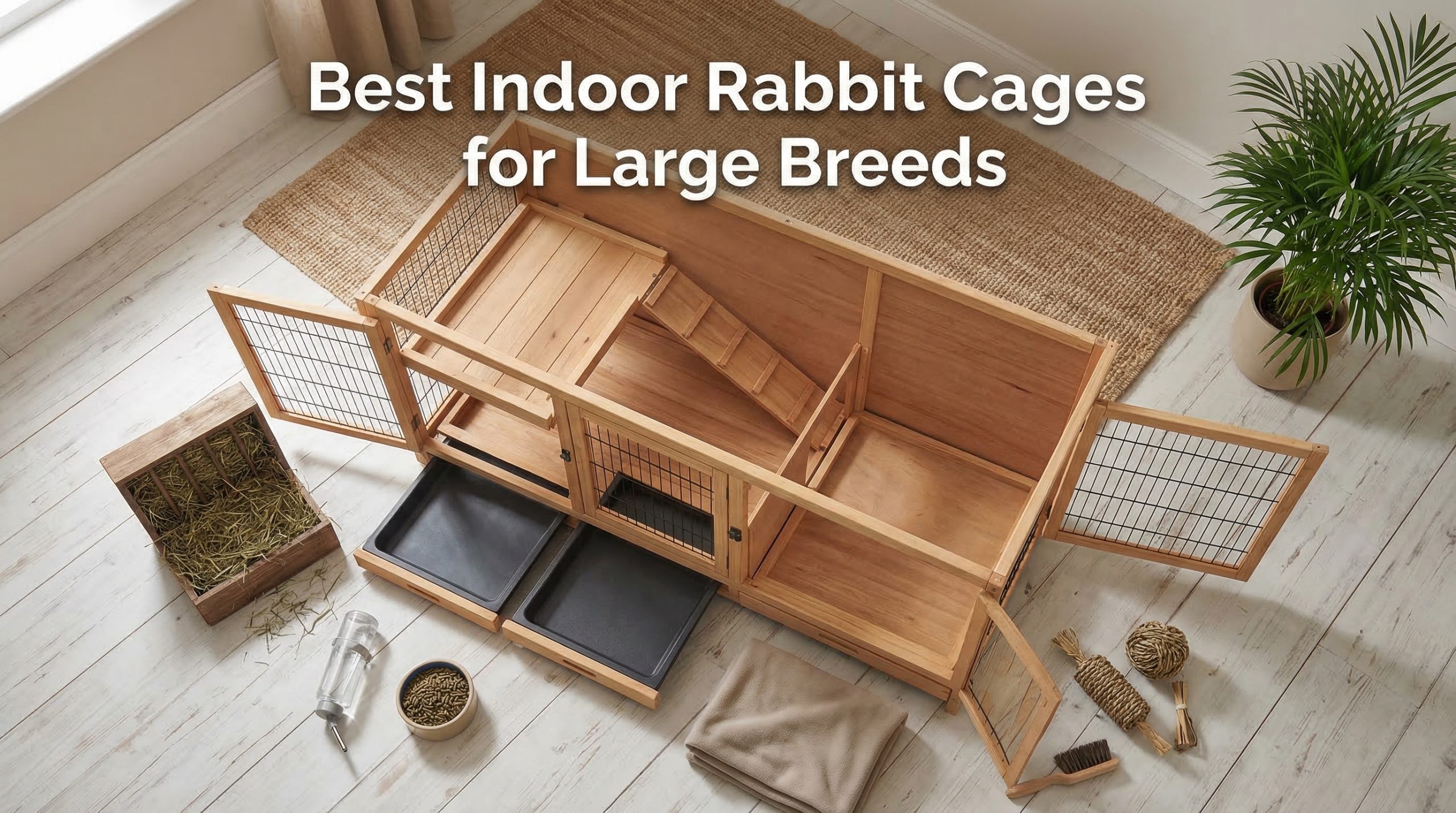Best Indoor Rabbit Cages for Large Breeds