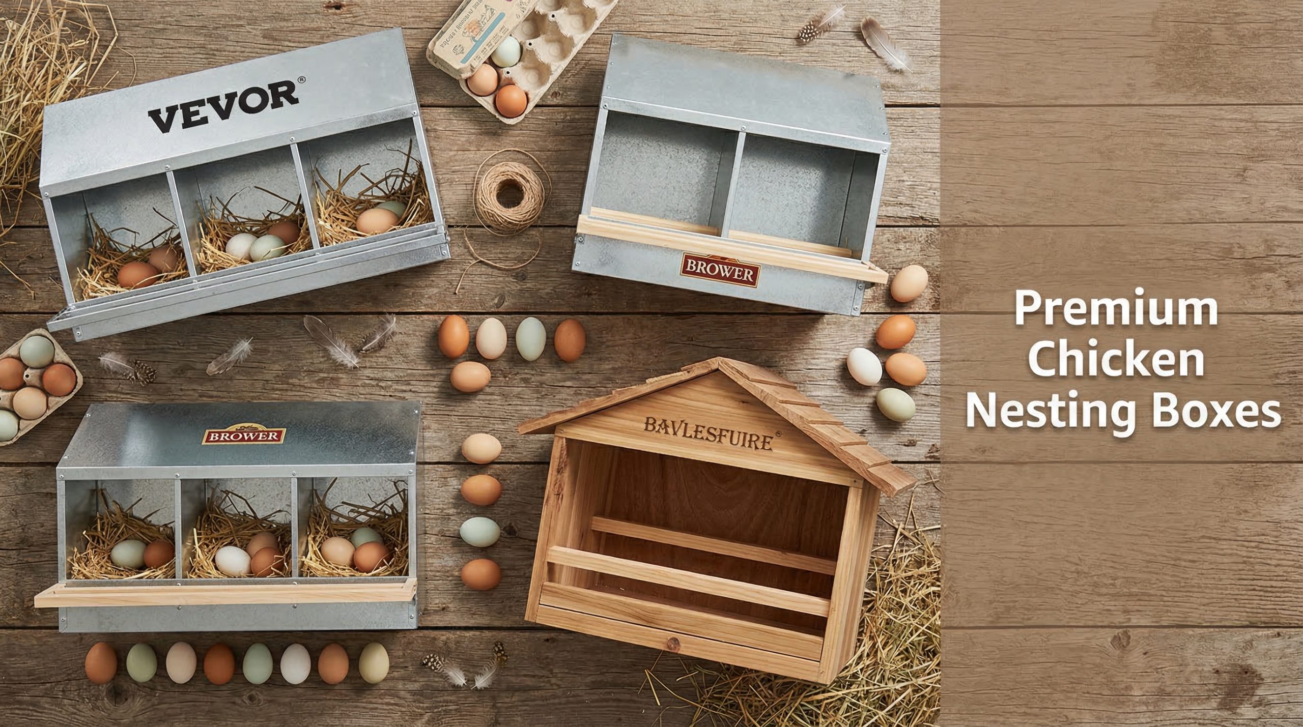 Best Chicken Nesting Boxes for Laying Hens