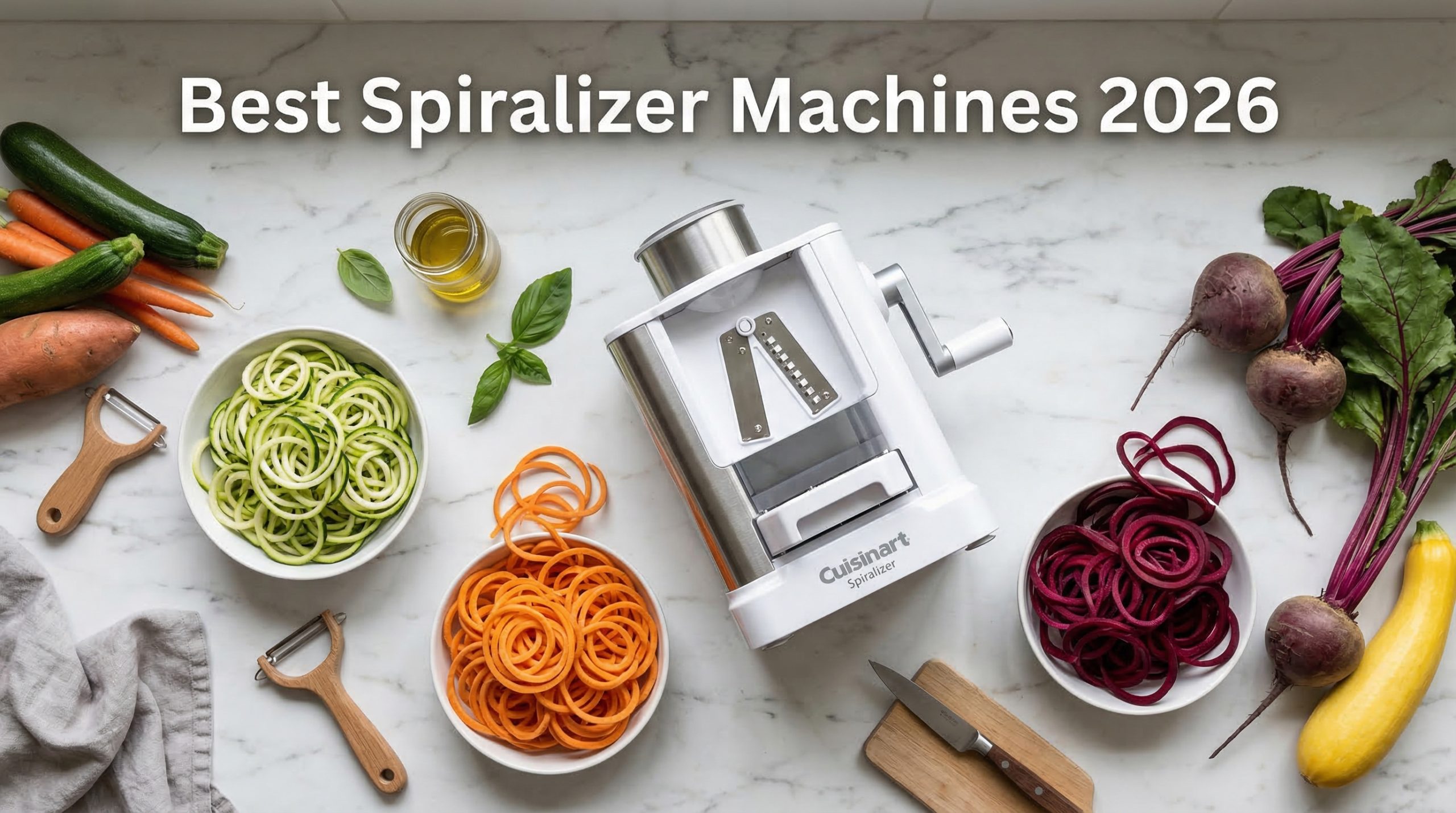Best Spiralizer Machines for Vegetable Noodles