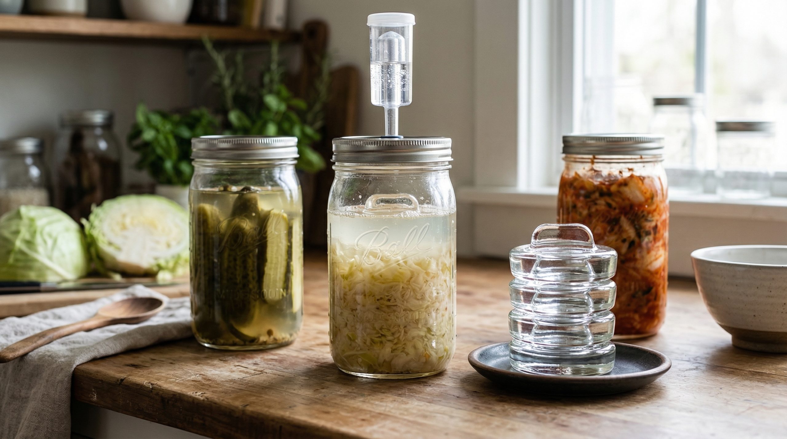 Best Glass Fermentation Weights for Mason Jars