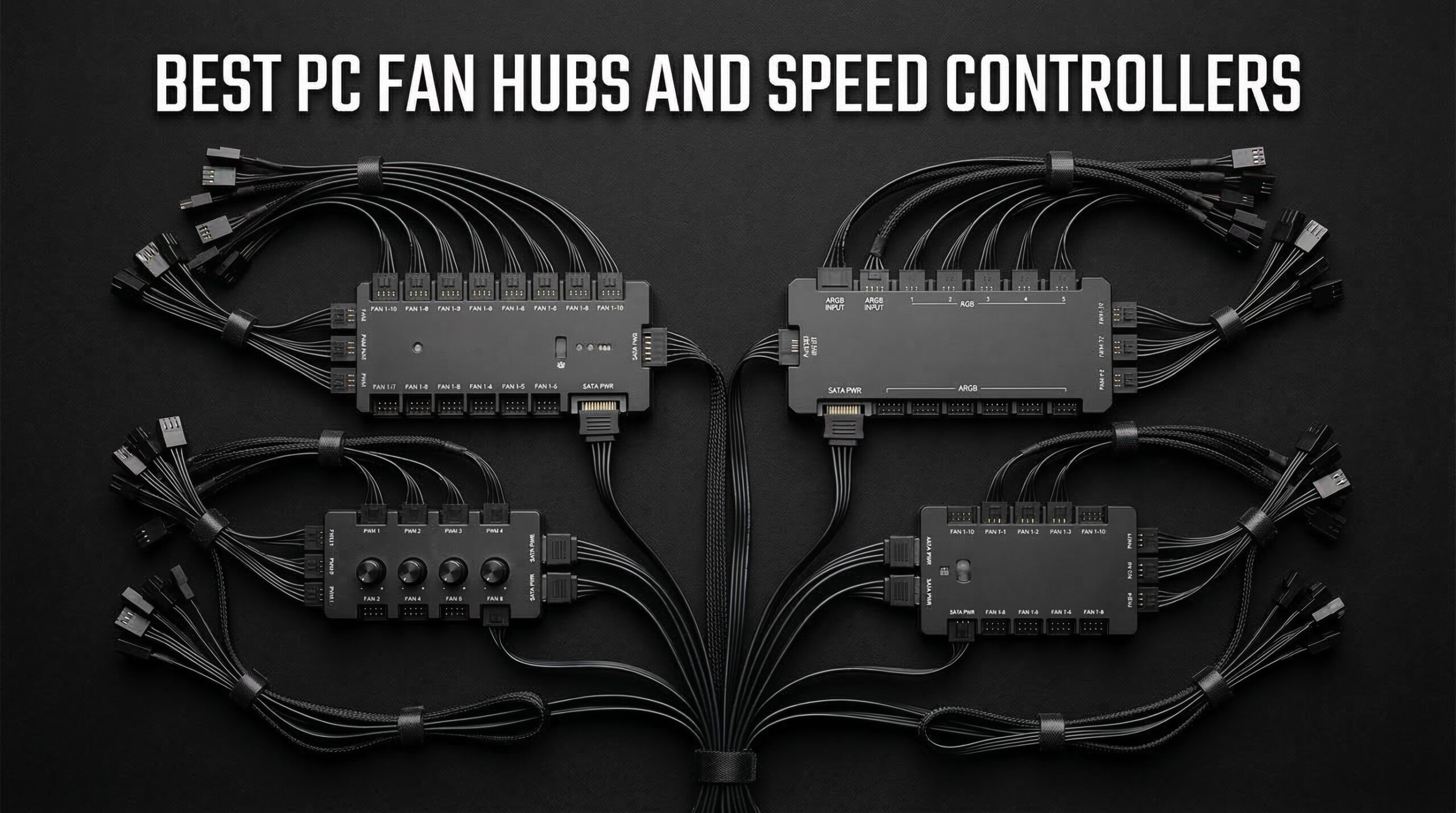Best PC Fan Hubs and Speed Controllers