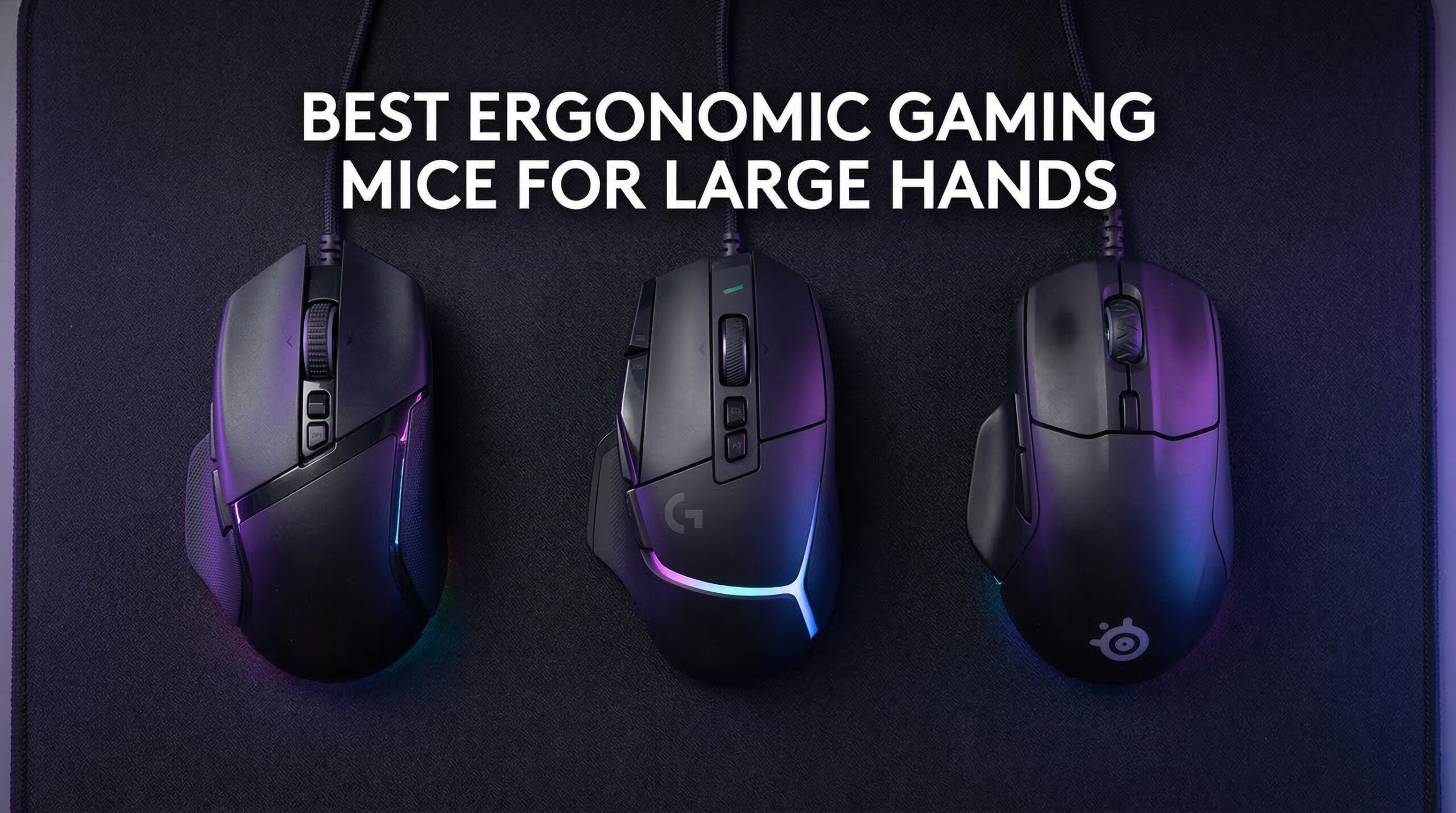 Best Ergonomic Gaming Mice for Large Hands