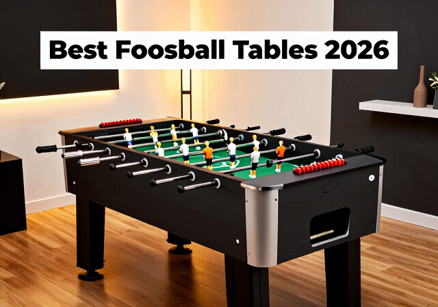 Best Foosball Tables for Home Game Rooms
